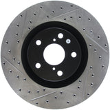 StopTech 14 Lexus IS Slotted & Drilled Front Right Rotor