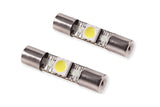 Ampoule LED SMF1 28 mm de Diode Dynamics - Rouge (paire)