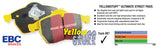 EBC 79-88 Porsche 924 2.0 Turbo Yellowstuff Front Brake Pads
