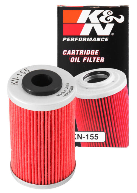 Filtre à huile K&amp;N KTM / Husaberg / Betamotor / Polaris 1,625 po de diamètre extérieur x 0,438 po de diamètre intérieur x 2,719 po de hauteur