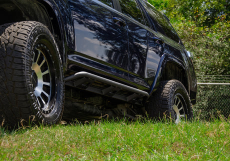 Marchepieds coulissants N-Fab Trail 05-15 Toyota Tacoma Crew Cab All Beds - SRW - Noir texturé
