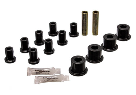 Ressort arrière et bague de manille Energy Suspension - Noir