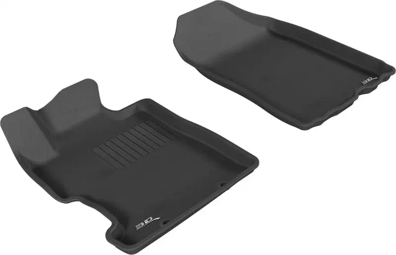 3D MAXpider 2006-2011 Honda Civic Kagu 1st Row Floormat - Black 3D MAXpider