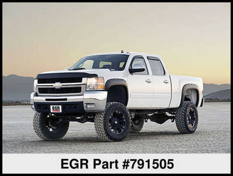 Élargisseurs d'ailes boulonnés EGR 07-13 pour Chev Silverado 6-8 pieds - Ensemble - Mat