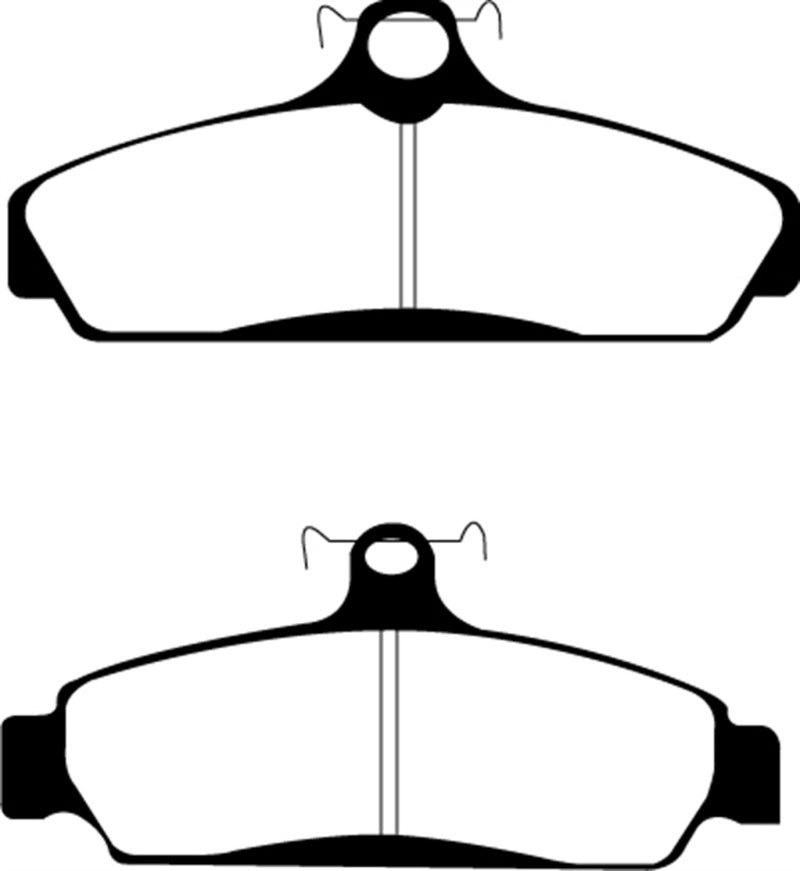 Plaquettes de frein avant EBC 83-87 Chevrolet Corvette (C4) 5.7 Redstuff