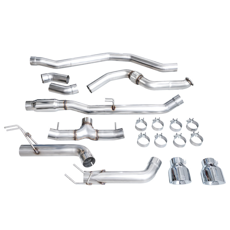 Échappement Catback AWE Tuning 22+ Honda Civic Si/Acura Integra Track Edition - Double embout chromé argenté