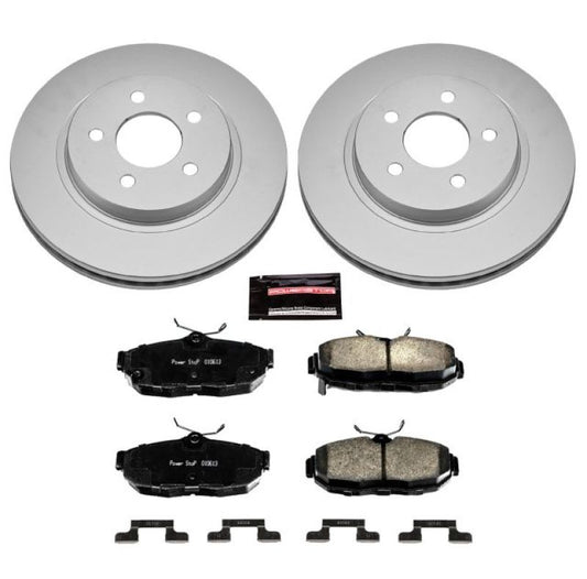 Power Stop 2012 Ford Mustang Rear Z17 Evolution Geomet Coated Brake Kit