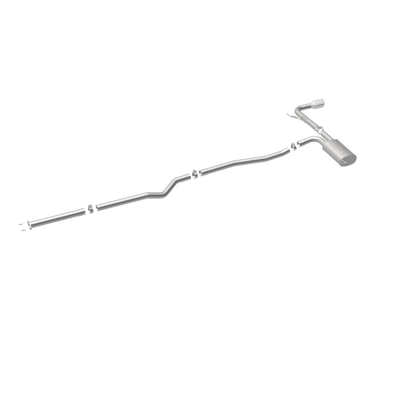 Catback MagnaFlow, SS, 2,5 po, Street, passage simple en ligne droite. Embout poli de 4 po, Ford Fusion 2,5 L 2015