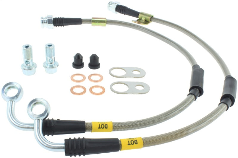 Conduites de frein avant en acier inoxydable StopTech pour Mazda Miata 2016