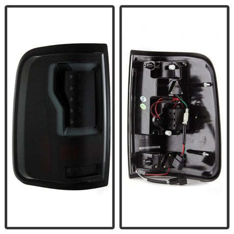 Feu arrière Spyder Ford F150 04-08 Styleside V2 - LED - Fumée noire ALT-YD-FF15004V2-LBLED-BSM