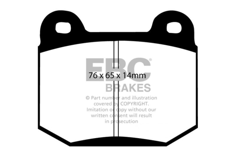 EBC 99-03 Mitsubishi Lancer Evolution 2.0 Turbo Bluestuff Rear Brake Pads