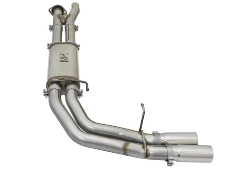 Échappement arrière de catalyseur aFe POWER Rebel Series 3 pouces 409 SS avec embouts polis 17 Ford F-150 Raptor V6-3,5 L