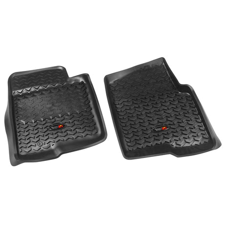 Revêtement de plancher avant Rugged Ridge noir pour Ford F-150/Raptor 2009-2014