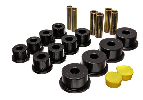 Ensemble de bagues de ressort à lames arrière noires pour Dodge Ram 94-02 Energy Suspension