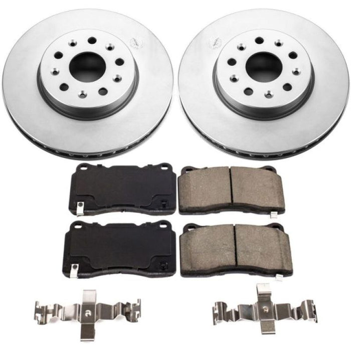 Kit de freins Power Stop 16-18 Cadillac CT6 avant Z17 Evolution Geomet avec revêtement