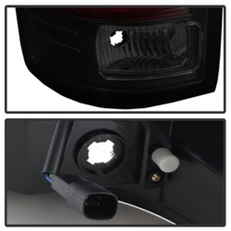 Feux arrière à DEL pour GMC Sierra 2016-2017 Spyder - Fumée noire ALT-YD-GS16-LED-BSM