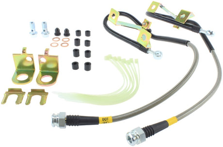 Conduites de frein avant en acier inoxydable StopTech 01-02 Dodge Viper