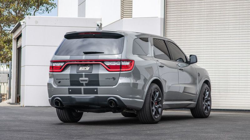 Système d'échappement Borla 2021+ Dodge Durango SRT Hellcat 6.2L V8 AWD S-Type Cat-Back - Embouts chromés noirs