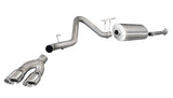 Corsa 11-12 Chevrolet Silverado Ext. Cab/Std. Bed 2500 6.0L V8 Échappement sport poli Cat-Back