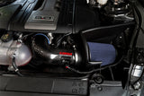 Prise d'air en fibre de carbone à élément ouvert huilé MaxFlow 5 pour Ford Mustang GT 5.0L V8 Corsa 2018+ - Noir