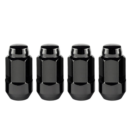 Écrou de roue hexagonal McGard (siège conique bombé) M14X1,5 / 22 mm hexagonal / 1,945 po de longueur (paquet de 4) - Noir