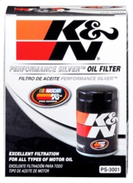 Filtre à huile K&amp;N pour Ford/Audi/VW/Toyota/Mercury/Mazda/Nissan/Dodge/Lincoln/Volvo 3,656 pouces de diamètre extérieur