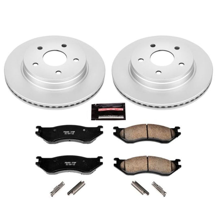 Kit de freins Power Stop 04-06 Dodge Durango avant Z17 Evolution Geomet avec revêtement