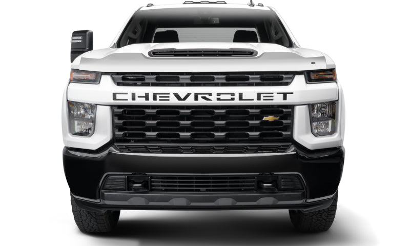 Protecteur de capot à profil bas AVS 2020 Chevrolet Silverado 2500 Aeroskin - Chrome