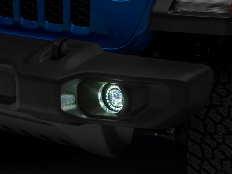 Feux antibrouillard à LED Raxiom 18-23 Jeep Wrangler JL Sport 20-23 Jeep Gladiator JT Sport Axial Nighthawk