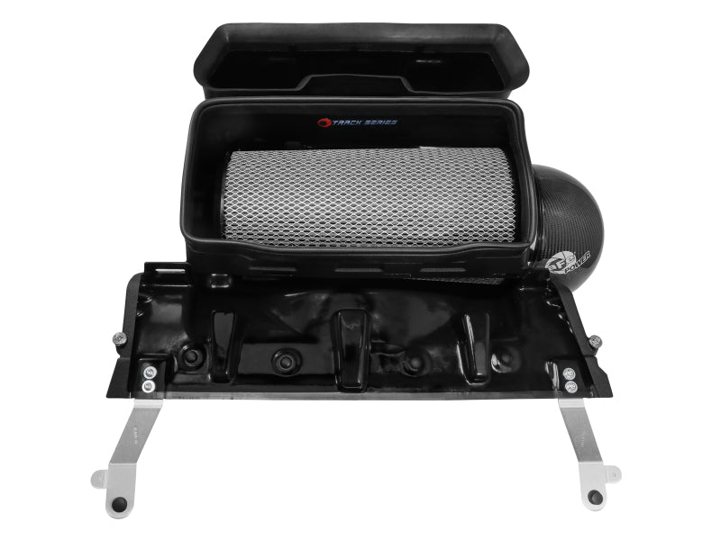 Système d'admission d'air froid en fibre de carbone aFe 21-23 RAM 1500 TRX Track Series avec Pro DRY S