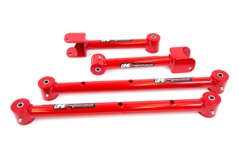 Kit de bras de suspension supérieur et inférieur réglables UMI Performance 64-67 GM A-Body