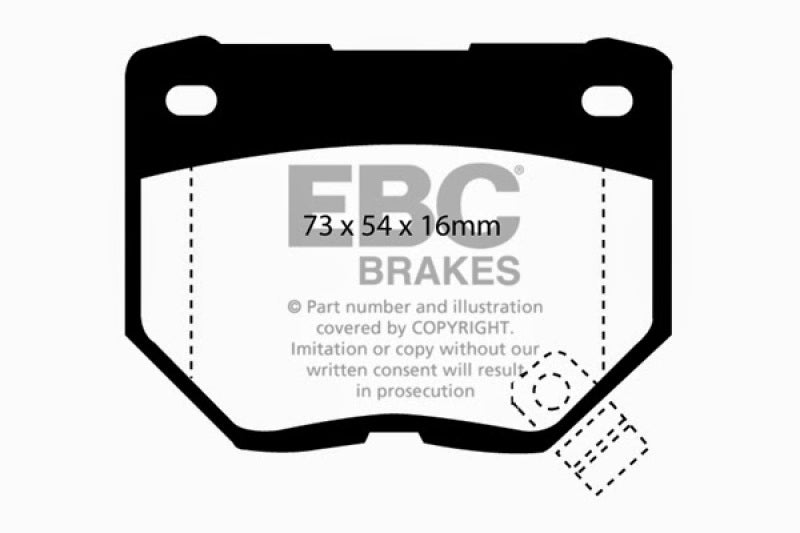 EBC 89-95 Nissan Skyline (R32) 2.6 Twin Turbo GT-R Bluestuff Rear Brake Pads