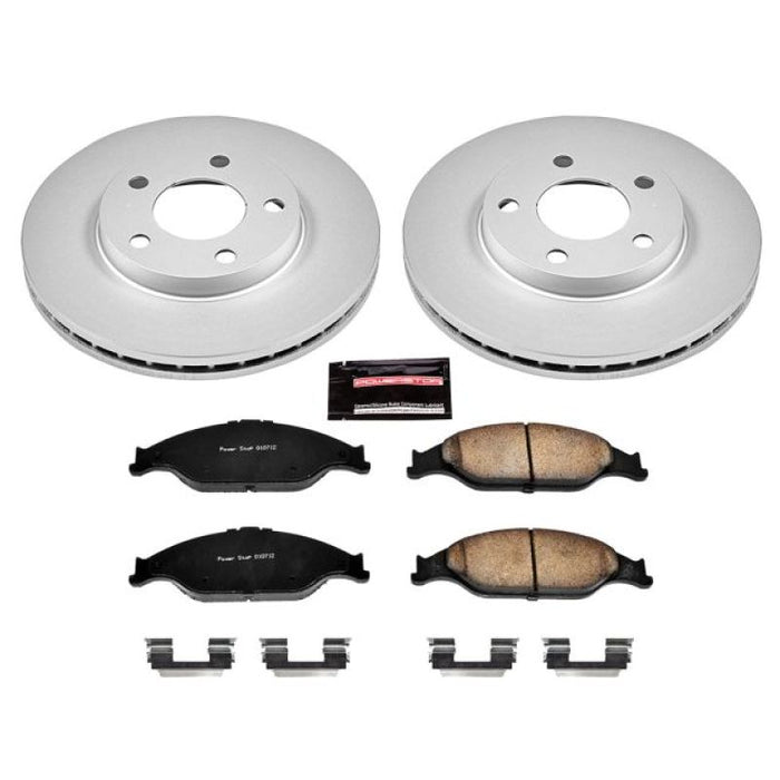 Kit de freins avant Power Stop 99-04 Ford Mustang Z17 Evolution Geomet avec revêtement