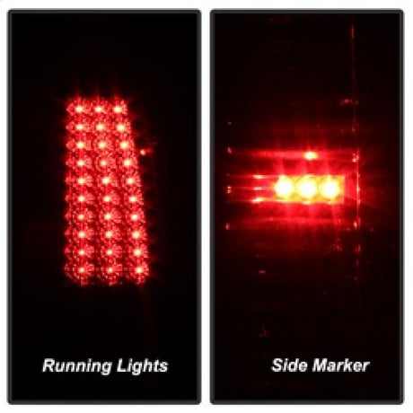 Feux arrière à LED Xtune Chevy Silverado 1500/2500/3500 99-02 99-03 Fumés ALT-ON-CS99-LED-SM