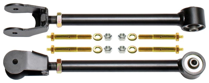 Bras de suspension réglables RockJock TJ/LJ/XJ/MJ Johnny Joint, paire graissable supérieure avant réglable