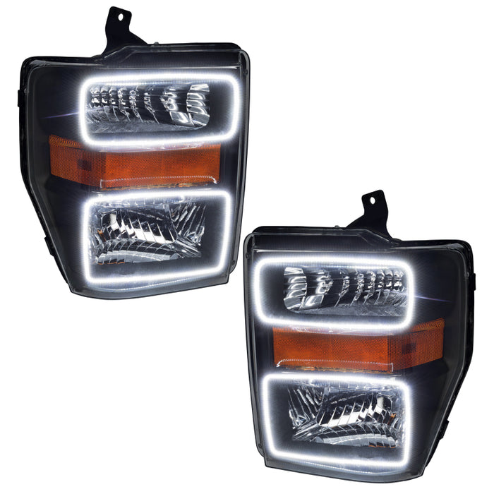 Oracle 08-10 Ford F250/350 LED HL - Noir - Blanc VOIR LA GARANTIE