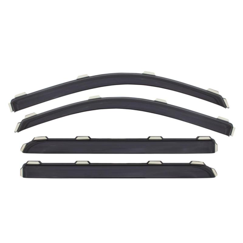 AVS 12-18 Chevy Sonic Ventvisor In-Channel Front & Rear Window Deflectors 4pc - Smoke