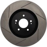 Rotor avant droit fendu StopTech Power Slot 08-09 Evo 10