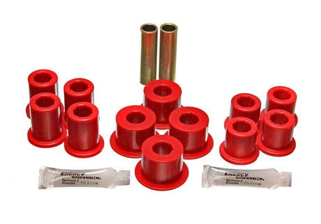 Ensemble de bagues de ressort à lames arrière rouges Energy Suspension 89-94 Toyota Pick Up 2WD (sauf T-100/Tundra)