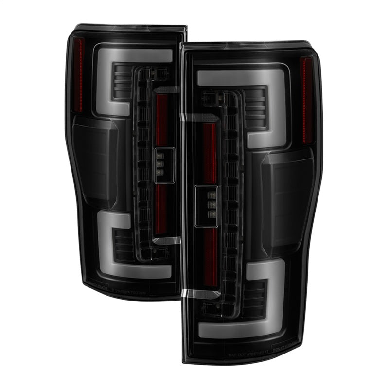 Feux arrière à LED Spyder 17-18 Ford F-250 Super Duty (sauf modèles à LED) - Noir Smk (ALT-YD-FS17-LED-BSM)