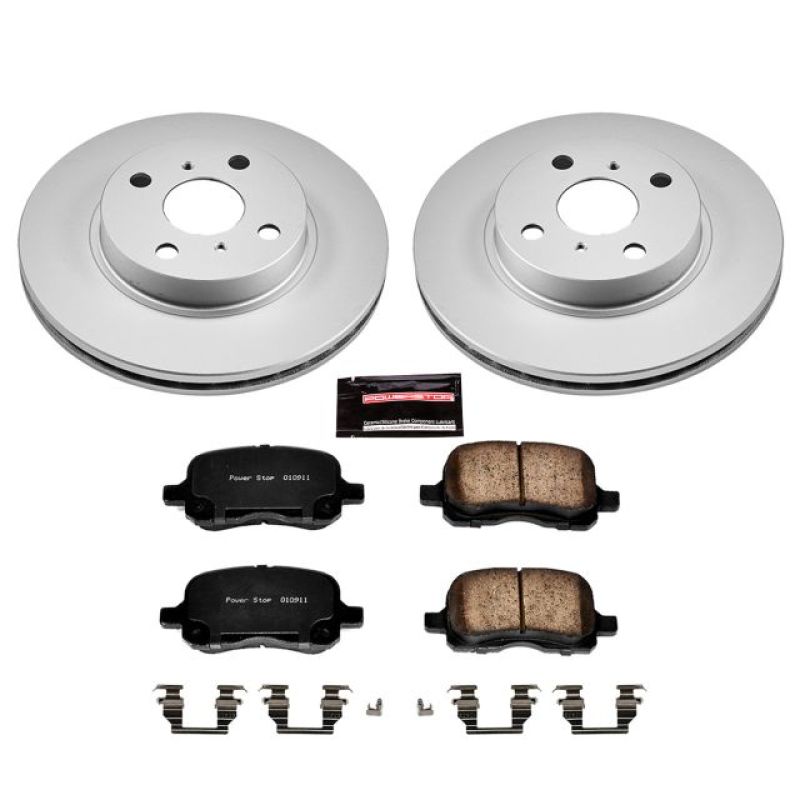 Kit de freins à revêtement Geomet Z17 Evolution pour Chevrolet Prizm 98-02 Power Stop
