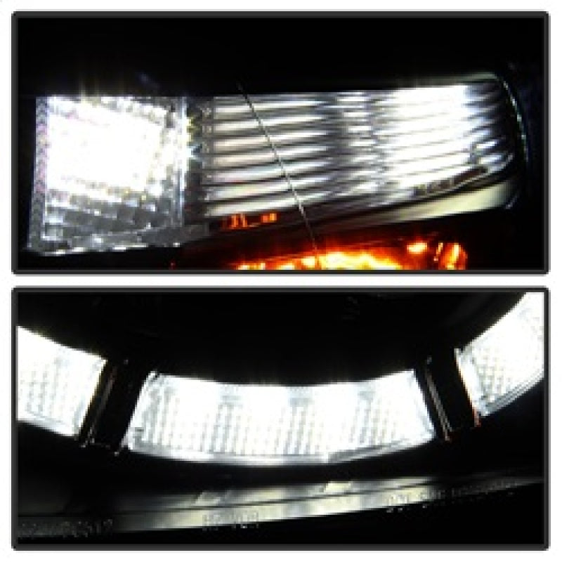 Phares de projecteur Spyder Mazda CX-5 13-15 - DRL LED - Noir PRO-YD-MCX513-DRL-BK