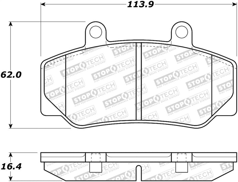 Plaquettes de frein StopTech Street