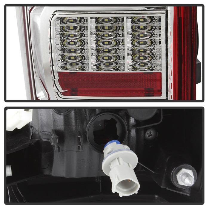 Barre lumineuse arrière à DEL xTune 16-18 pour Toyota Tacoma - Chrome (ALT-JH-TTA16-LBLED-C)