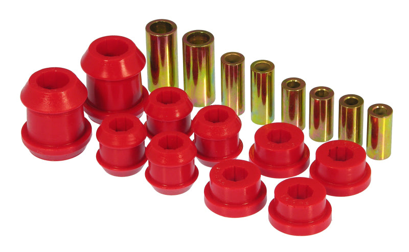 Bagues de bras de suspension supérieur/inférieur avant Prothane 92-95 Honda Civic – Rouge