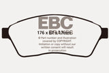 Plaquettes de frein avant EBC 10-11 Cadillac SRX 2.8 Turbo Greenstuff