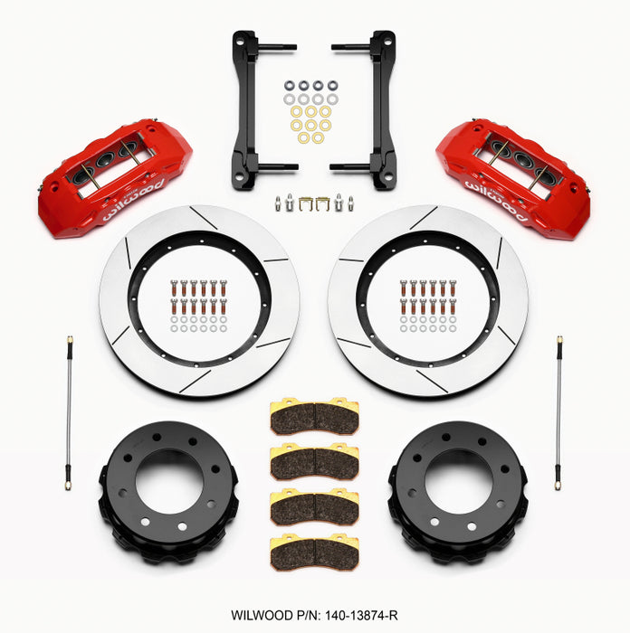 Kit arrière Wilwood TX6R 15,50 pouces rouge 2011-2015 GM Truck/SUV 2500