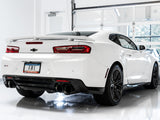 AWE Tuning 16-19 Chevy Camaro SS Res Cat-Back Exhaust - Édition Touring (embouts noirs Quad Diamond)