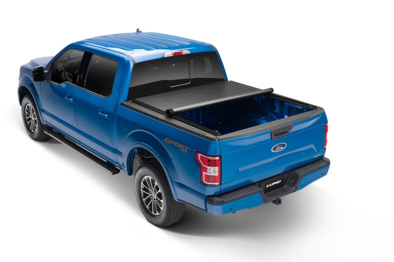 Lund 04-18 Ford F-150 (5.5ft. Bed) Genesis Roll Up Tonneau Cover - Black