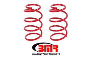 BMR 07-14 Shelby GT500 Front Drag Version Lowering Springs - Red BMR Suspension
